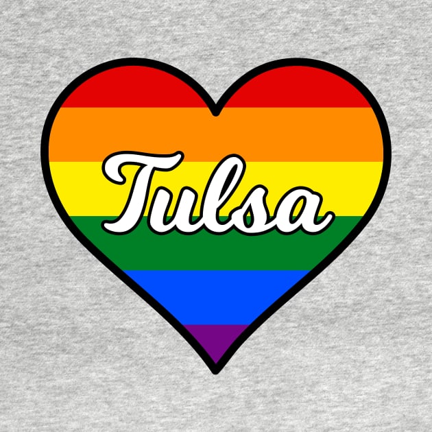 Tulsa Oklahoma Gay Pride Heart by fearcity